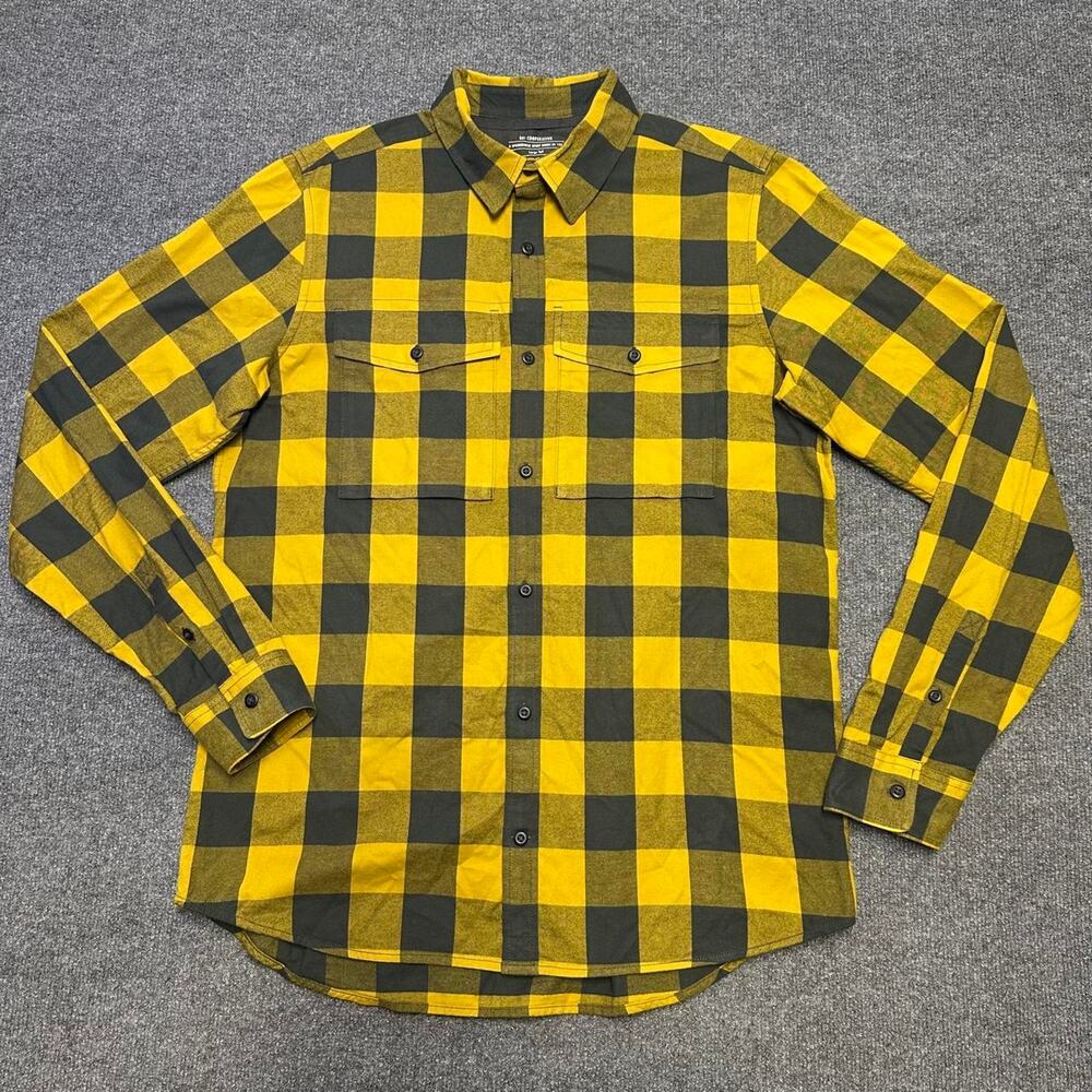 REI Men’s Wallace Lake Flannel Buffalo Check Cotton Twill Button Up Shirt L Tall